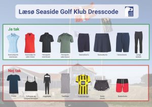 Dresscode for Læsø Seaside Golf Klub